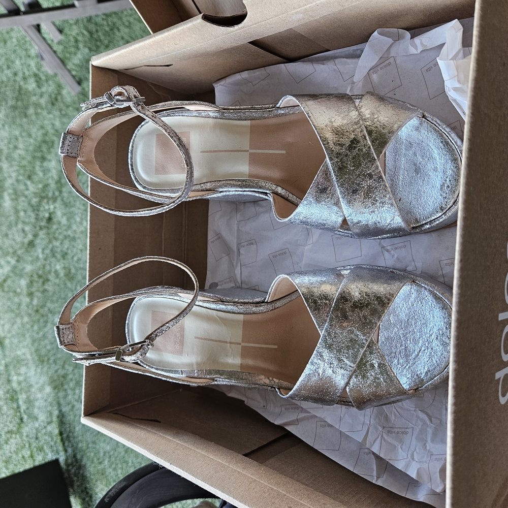 Elegant Silver Sandals